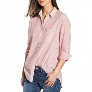 Madewell Oversize Ex-Boyfriend Button Down Shirt
